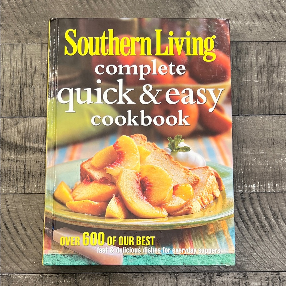 Southern Living Quick & Easy Cookbook - Yellow, Orange, Green Cover